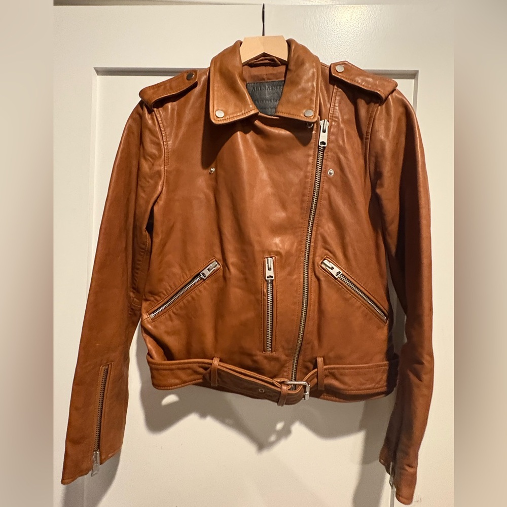 AllSaints Balfern Leather Biker Jacket